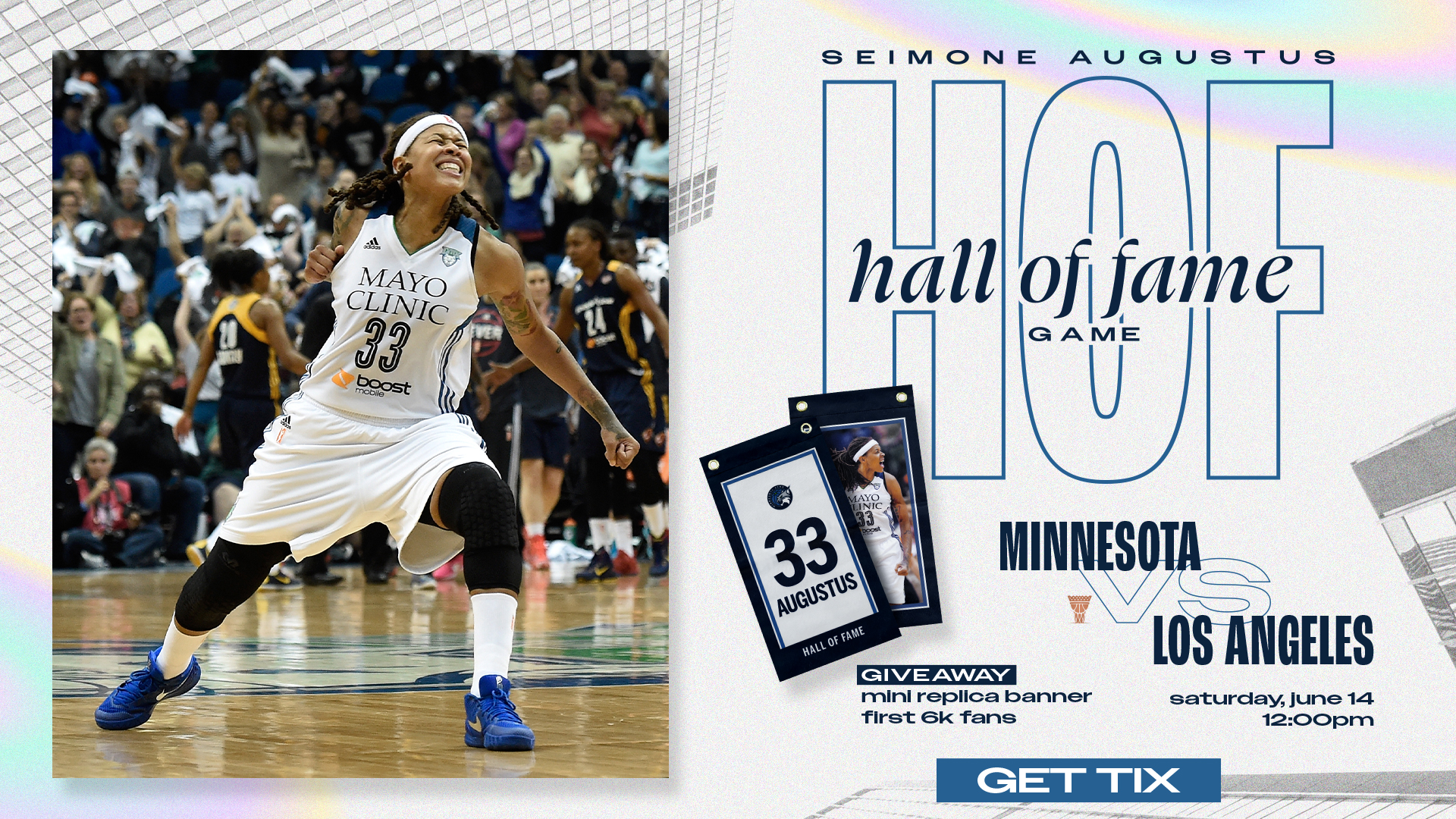 Minnesota Lynx to Celebrate Seimone Augustus’ Naismith & Women’s Basketball Hall of Fame Inductions on June 14